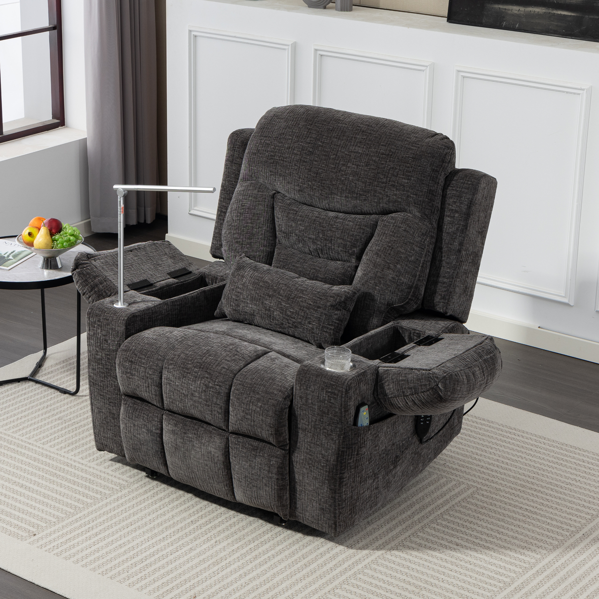 3-Motor Lift Chair, Zero Gravity Lay Flat Recliner with Heat & Massage - 400 lb