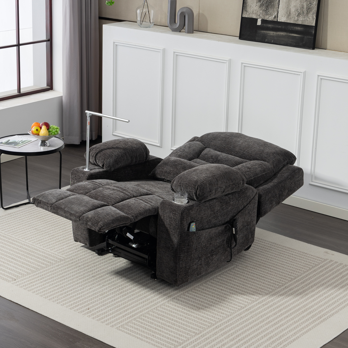 3-Motor Lift Chair, Zero Gravity Lay Flat Recliner with Heat & Massage - 400 lb