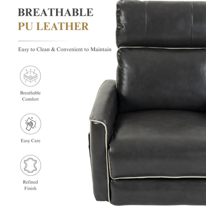 Zero Wall Hugger Power Recliner Chair Zero-Gravity Recliner with Adjustable Power Headrest